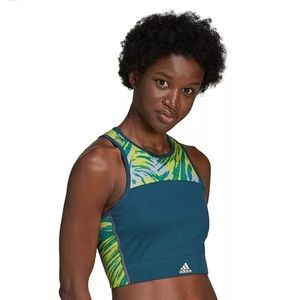 NWT Adidas Zoe Saldana Aeroready Primegreen Low Impact Sports Bra